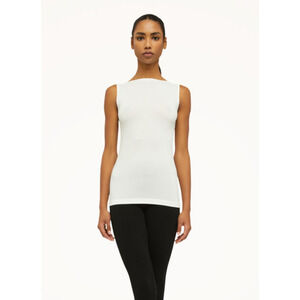 Wolford Aurora White Sleeveless Top Size XS Seamless Sustainable Knit